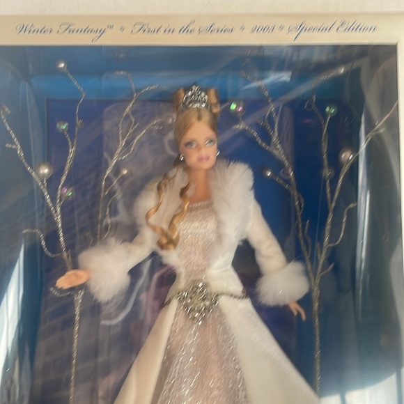2003 Barbie Holiday Visions Winter Fantasy 1st In Series Special Edition - Picture 4 of 9